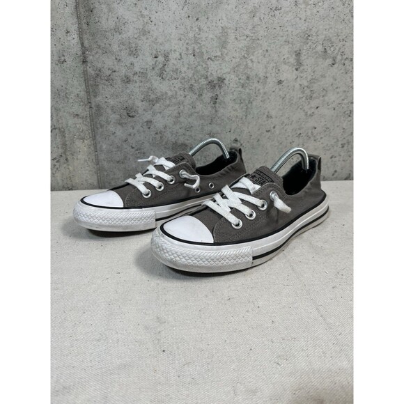 CONVERSE CHUCK TAYLOR ALL STAR SHORELINE Women’s Size 7 Gray Sneakers Slip On - Picture 1 of 10